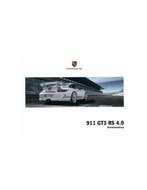 2011 PORSCHE 911 GT3 RS 4.0 INSTRUCTIEBOEKJE DUITS, Ophalen of Verzenden