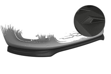 Cup spoilerlip met ABE voor Fiat Panda 3 (Type 312/319) CSL7, Autos : Pièces & Accessoires, Carrosserie & Tôlerie, Verzenden