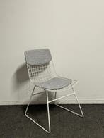 HKliving wire stoel - kantinestoel - wit, Vergader- of Presentatieruimte, Ophalen of Verzenden, Gebruikt, Stoel