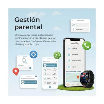 Bespaar familie slank 4g | Kind slimme horloge met GPS-lo..., Ophalen of Verzenden, Nieuw