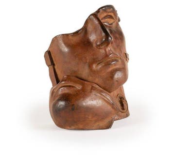 Igor Mitoraj (1944-2014) - Sculpture, Double face rouge 95