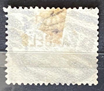 Grande Bretagne 1883/1886 - 9d Vert terne surimpression