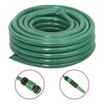 vidaXL Tuinslang met koppelingsset 0,75 20 m PVC groen, Tuin en Terras, Verzenden, Nieuw