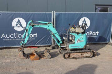 Veiling: Minigraver Kobelco Beetle SK 10SR Diesel 5.9kW, Ophalen