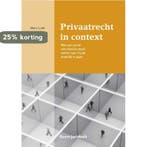 Privaatrecht in context / Boom Juridische studieboeken, Verzenden, Gelezen, Marc Loth