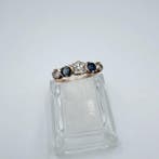 Bague - 14 carats Or jaune - 0.85ct. tw. Diamant (Naturelle)