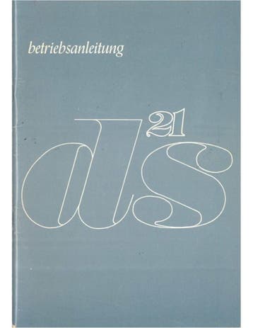 1969 CITROEN DS 21 INSTRUCTIEBOEKJE DUITS, Ophalen of Verzenden