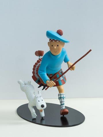 Tintin - 1 Statuette Moulinsart 45936 - Tintin écossais -