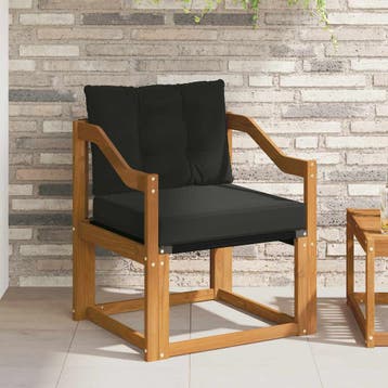 vidaXL 2 Stuk Buitensofa Massief Acacia Hout Naturel, Verzenden, Nieuw