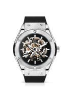 BUGOLINI - IMPERIUM STEEL Zilver - 49mm Mechanische Horloge, Verzenden, Nieuw