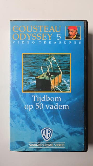 THE COUSTEAU ODYSSEY 5 TIME BOMB AT FIFTY FATHOMS (VHS)