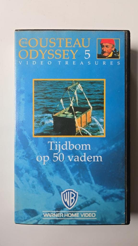 THE COUSTEAU ODYSSEY 5 TIME BOMB AT FIFTY FATHOMS (VHS), Cd's en Dvd's, VHS | Film, Gebruikt