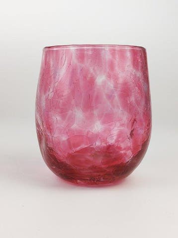 LAGUNA - Drinkservies (6) - gecrackt - Muranoglas - 6 GA