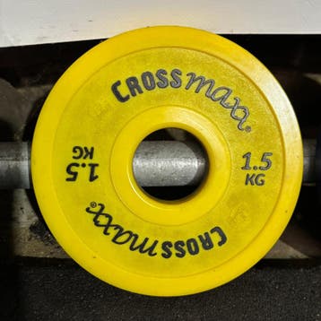 Lifemaxx - Crossmaxx - Halterschijven - Bumper Plates - 1,5, Ophalen of Verzenden, Overige typen