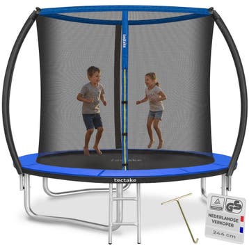 Trampoline Jumpy met veiligheidsnet - 244 cm, Kinderen en Baby's, Verzenden, Nieuw