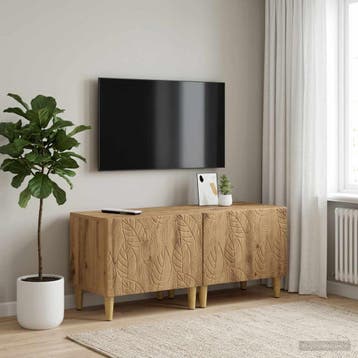 vidaXL Tv-meubel Artisanaal eiken Bewerkt hout, Verzenden, Nieuw