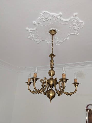 Lustre - Laiton - laiton massif