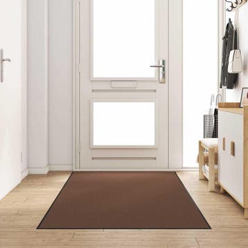 vidaXL Deurmat Bruin en zwart 120 x 300 cm 100% Polyamide, Verzenden
