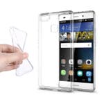Huawei P8 Lite Transparant Clear Case Cover Silicone TPU, Telecommunicatie, Verzenden, Nieuw