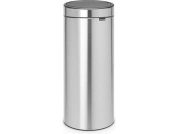 Brabantia Touch Bin - Prullenbak - 30 liter - Matt Steel, Huis en Inrichting, Verzenden, Zo goed als nieuw