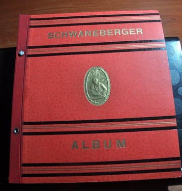 Monde - Collection de divers pays dans de vieux albums et, Gestempeld