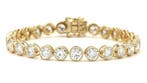Armband - 14 karaat Geel goud - 15.38ct. tw. Diamant, Nieuw
