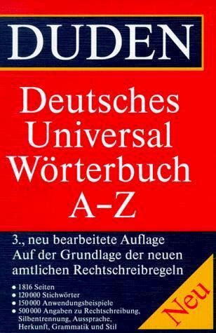 Duden Deutsches Universalwörterbuch A-Z - Günther Drosdowski, Boeken, Studieboeken en Cursussen, Verzenden