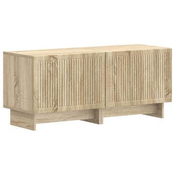 vidaXL Tv-meubel Sonoma Eiken Bewerkt hout, Verzenden