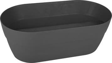 Balkon Plantenbak Antraciet 19,5 Ltr 55x29x20,6cm Kunstof, Tuin en Terras, Ophalen of Verzenden, Nieuw