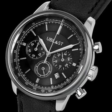 Ublast - Noble Chronograph - Sapphire Glass - REF.UBNOB40BK, Nieuw