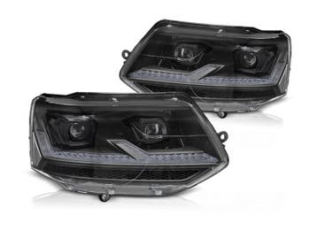 Full LED koplampen dynamisch Black geschikt voor VW T5.1, Auto-onderdelen, Verzenden, Nieuw, Volkswagen