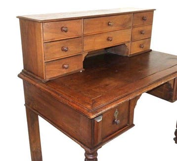 Tafel - Hout - bureau, Antiek en Kunst
