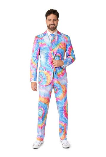 Regenboog Hippie 60s Pak Heren OppoSuits, Verzenden, Nieuw