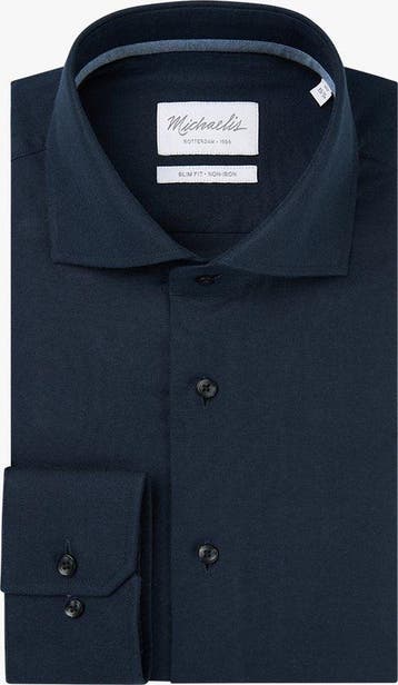 2dekans | Michaelis slim fit heren overhemd - dobby - groen, Ophalen of Verzenden