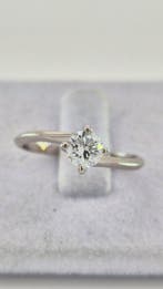 Ring - 14 karaat Witgoud - 0.50ct. tw. Diamant (Natuurlijk), Nieuw