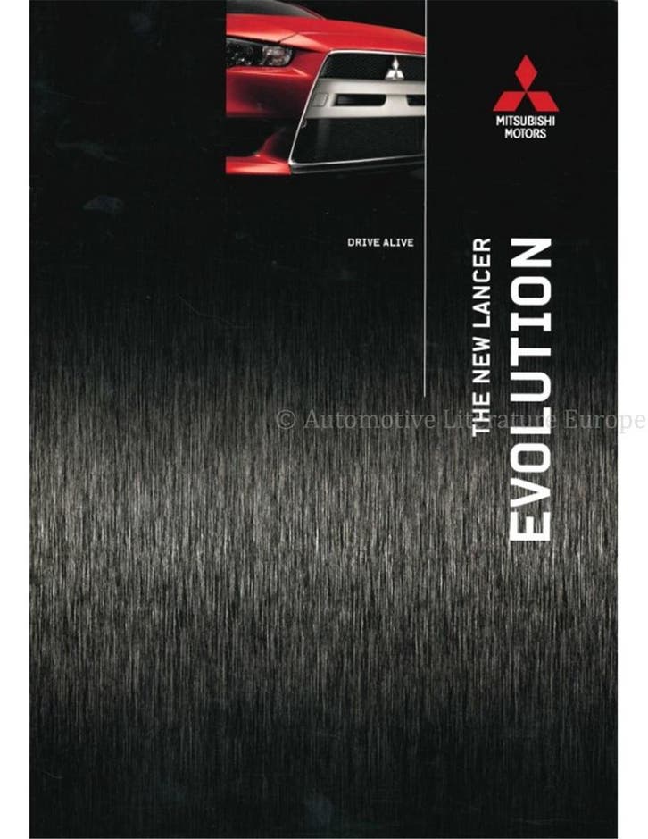 2008 MITSUBISHI LANCER EVOLUTION X BROCHURE NEDERLANDS, Livres, Autos | Brochures & Magazines, Enlèvement ou Envoi