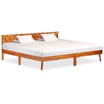 Bedframe 200x200 industrieel | Retour deal | Snel weg, Gebruikt, Overige kleuren, Verzenden, Tweepersoons
