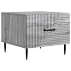 vidaXL Salontafel met lade Grijs sonoma 49 x 50 x 40 cm, Verzenden