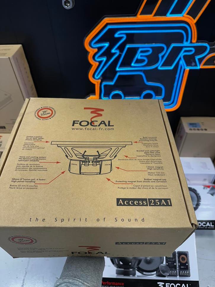 FOCAL Sonos 25A1 SubWoofer, Auto diversen, Autospeakers, Verzenden