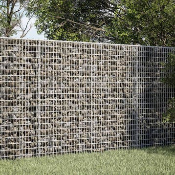 vidaXL Gabion met 3,5 mm Draad en 5x2,5 cm Gaas 100x50x100, Tuin en Terras, Verzenden, Nieuw