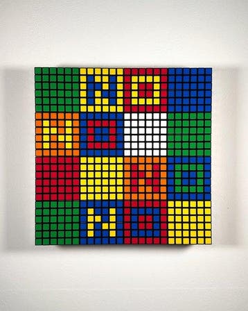 Giovanni Contardi - Rubiks Cube Mosaic - Umobolo