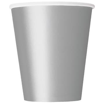 Zilveren Bekers 266ml 14st, Verzenden, Nieuw