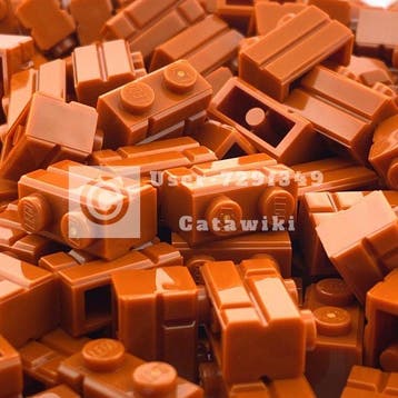 Lego - 300 * Masonry Bricks - Dark Orange, Kinderen en Baby's, Speelgoed | Duplo en Lego, Nieuw