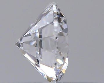 1 pcs Diamant (Natuurlijk) - 0.61 ct - Rond - F - VVS1 -, Nieuw