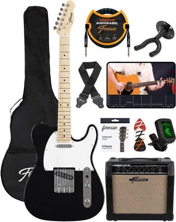 2dekans | Finesse Elektrische Gitaar met Versterker - met, Musique & Instruments, Ophalen of Verzenden