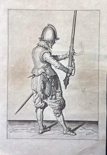 Jacques De Gheyn II (1565-1629) - Soldato con fucile