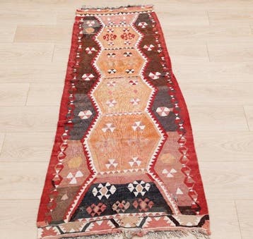 Sivas - Kelim - 214 cm - 80 cm - Handgeweven Sivas Kilim, Huis en Inrichting, Nieuw