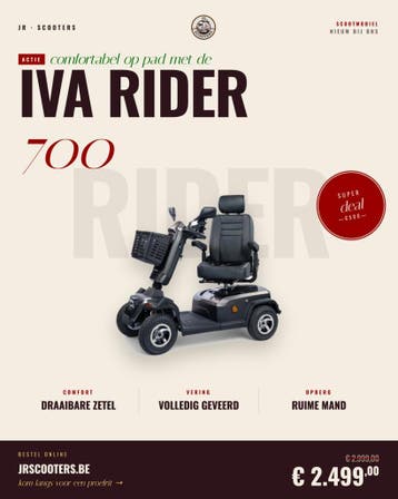 Scootmobiel IVA Rider 700 Nieuw