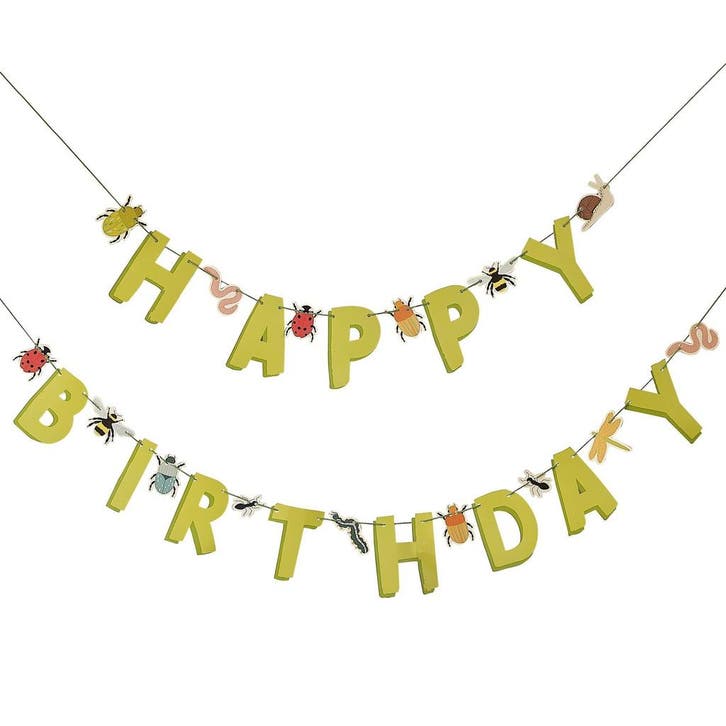 Bosdier Slinger Happy Birthday 1,5m, Hobby en Vrije tijd, Feestartikelen, Nieuw, Verzenden