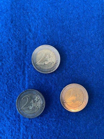 Monaco. 2 Euro 2011/2013 (3 stuks) (Zonder minimumprijs)